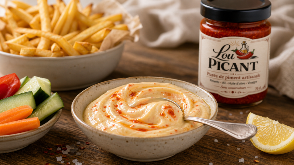 mayonnaise pimentee puree de piment
